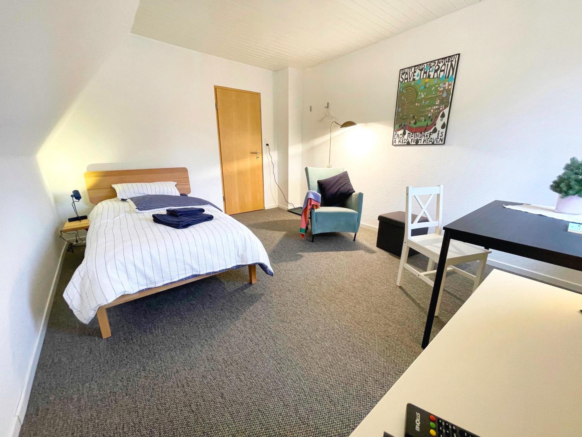 Monteurwohnung Korte, Teams, 6 Einzelzimmer, 2024 Renoviert, Smart Tv, Garten, Neue Baeder Appartement Ibbenbüren